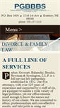 Mobile Screenshot of pgbblaw.com