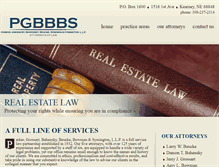 Tablet Screenshot of pgbblaw.com